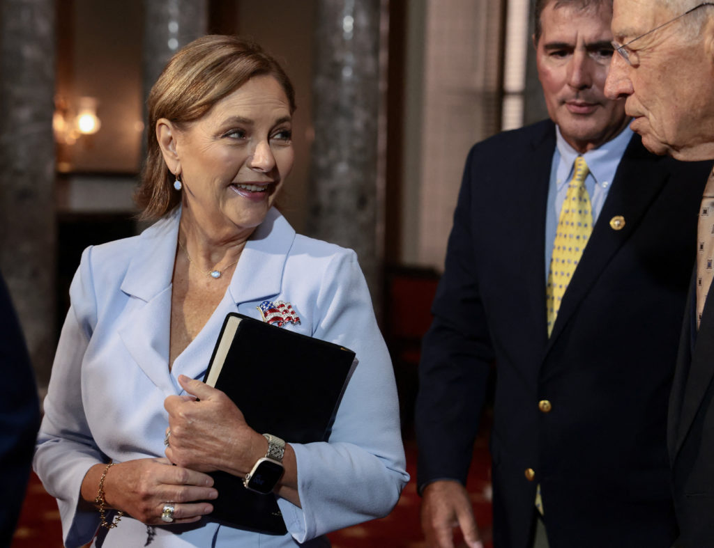 Source-feed image associated with 'I'm in.' Darline Graham says she will run for a full term in Lindsey Graham's Senate seat