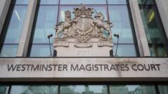 Image from linked report: Southport killer accused of throwing boiling water mixed with sugar at prison officer