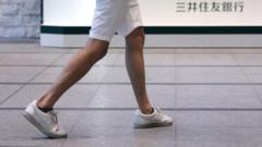 Source-feed image associated with Tokyo urges men to wear shorts to work, but women say it's 'leg hair harassment'