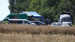 Source-feed image associated with Missile that left crater deep inside Poland was probably Russian - Polish PM