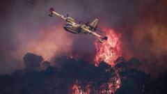 Source-feed image associated with Devastating European wildfires in maps - and how they're being tackled