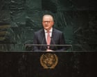 Image from linked report: ‘We can’t ignore AI or prevent it,’ Anthony Albanese tells UN general assembly – video