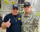 Source-feed image associated with Father of USS Lincoln sailor taken into ICE detention while son deployed in Middle East