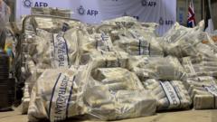 Source-feed image associated with Largest ever cocaine bust in Australia after police raid underground bunker