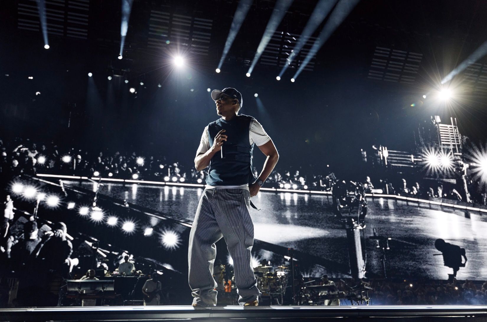 Source-feed image associated with Everything You Missed at Jay-Z’s Yankee Stadium Run