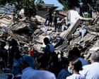 Source-feed image associated with Colombia quake leaves more than 110 dead – as it happened