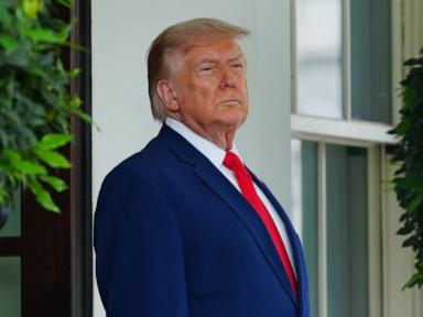 Source-feed image associated with Trump claims fallen soldiers said 'we cannot let Iran have a nuclear weapon'