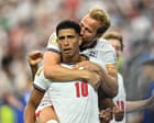 Source-feed image associated with England surge to thrilling opening win in World Cup cracker with Croatia