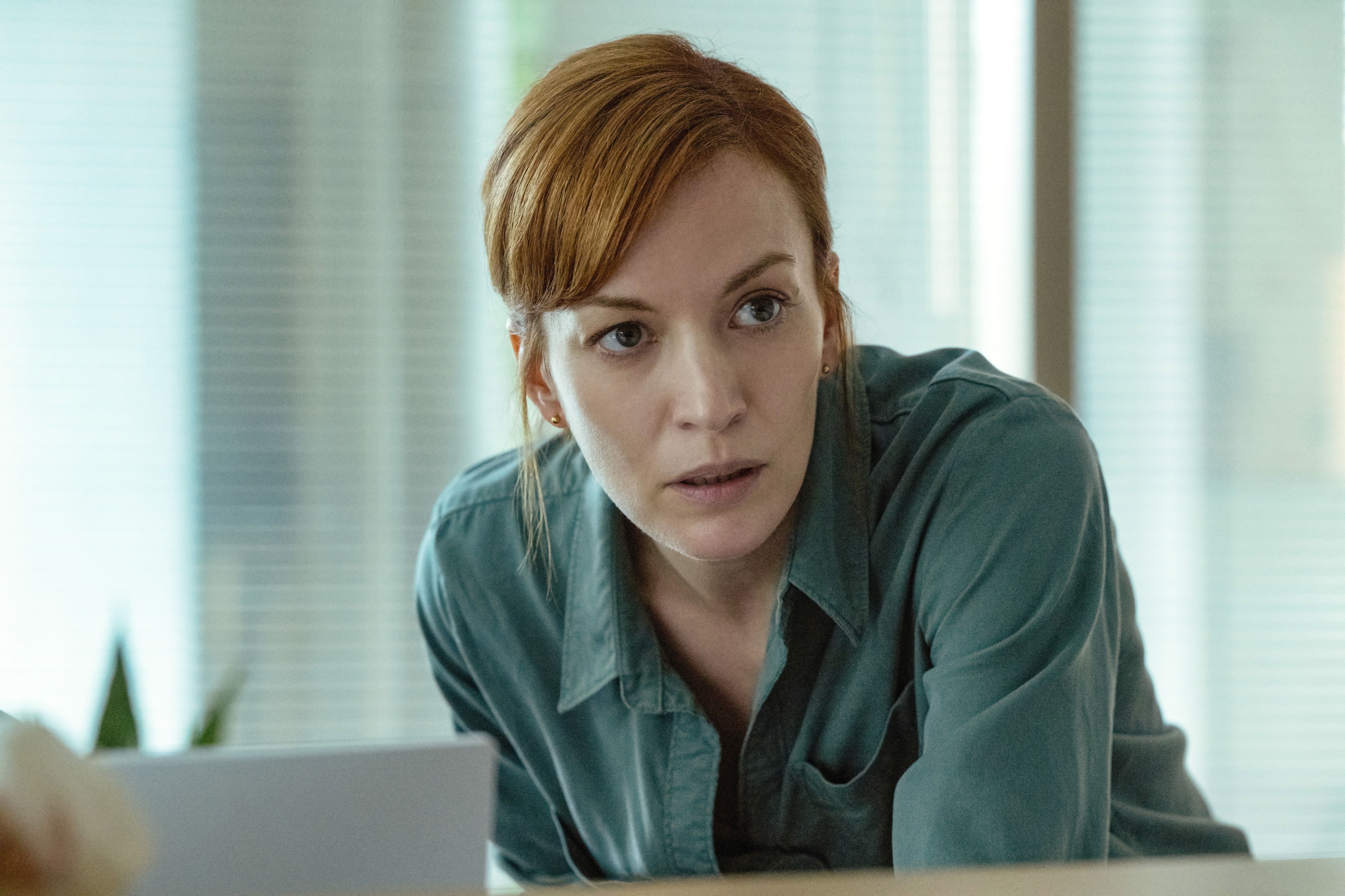 Source-feed image associated with ‘I Will Find You’ Star Britt Lower on Rachel’s ‘Spidey Sense’ and Why [SPOILER] as the Murderous Villain Was ‘Perfect Casting’