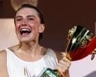 Source-feed image associated with Venice best actress winner says she signed on at Danish job centre days before her victory