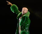 Source-feed image associated with Macklemore pledges his $1m Ed Sheeran tour salary to Palestine aid