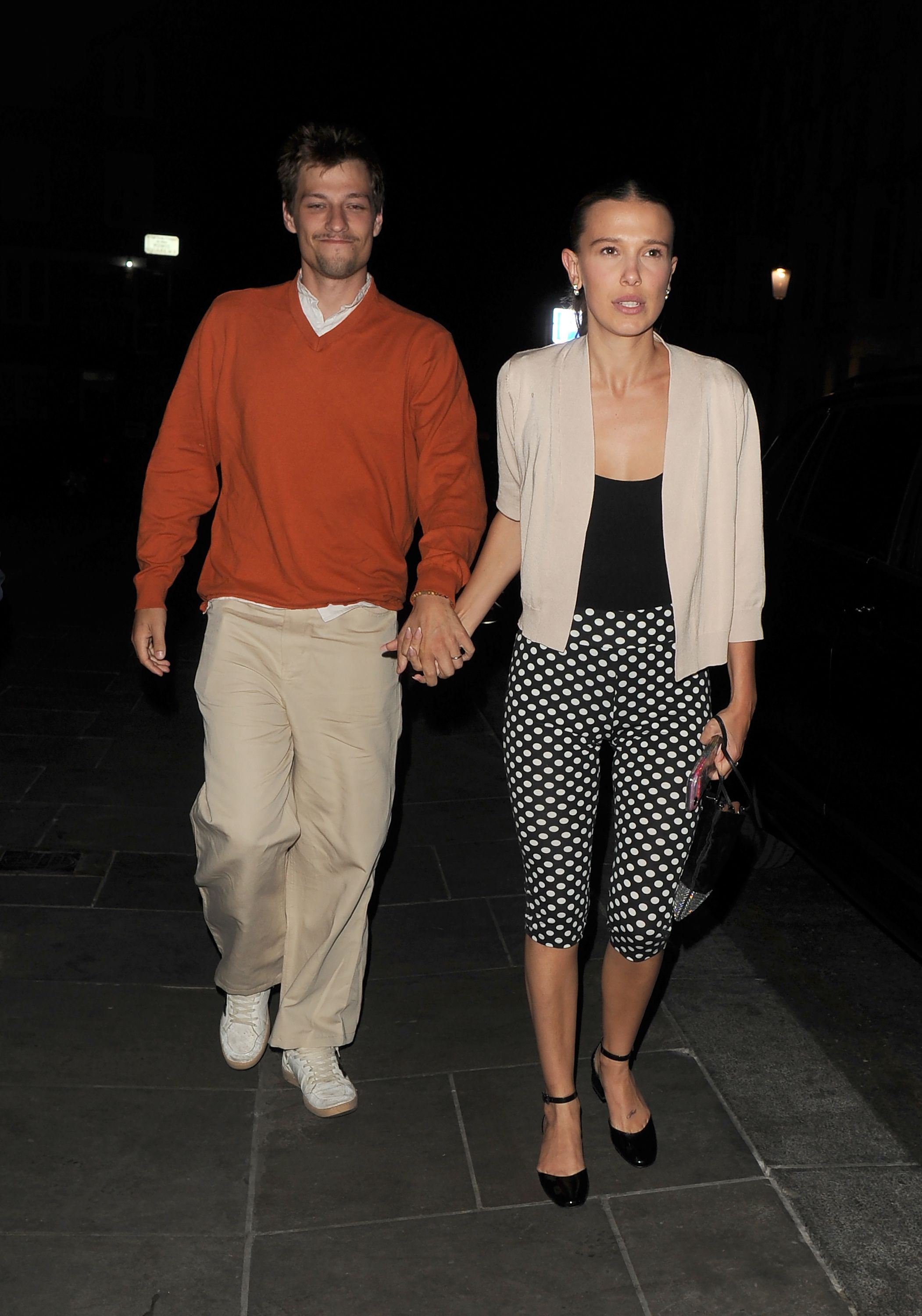 Source-feed image associated with London’s Fast Approaching Fall Won’t Keep Millie Bobby Brown Out of Her Capris