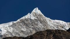 Source-feed image associated with Collapsed glacier likely caused devastating Nepal-Tibet floods, scientists say