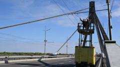 Image from linked report: Russia hits second major bridge in Ukraine's capital Kyiv
