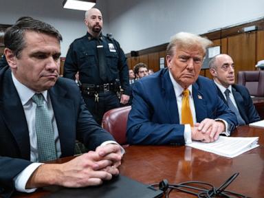 Source-feed image associated with Judge rejects Trump's attempt to move his criminal hush money case to federal court