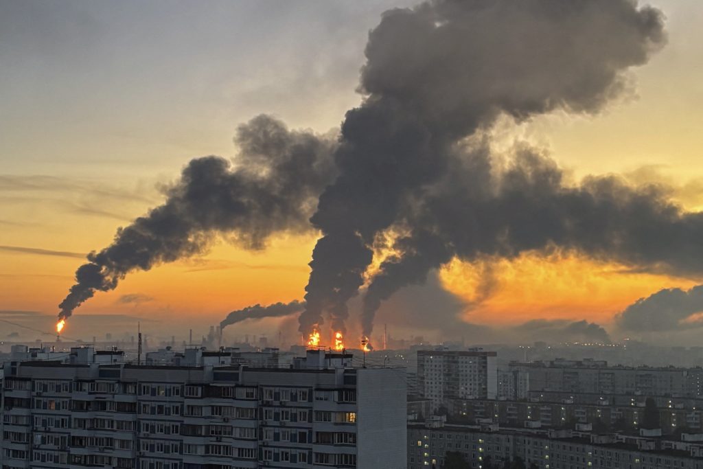 Image from linked report: Ukraine fires over 1,000 drones at Russia, including 'largest ever' attack on Moscow