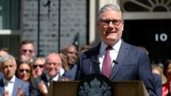 Source-feed image associated with 'I go with a smile': Watch Keir Starmer's last speech as prime minister in full