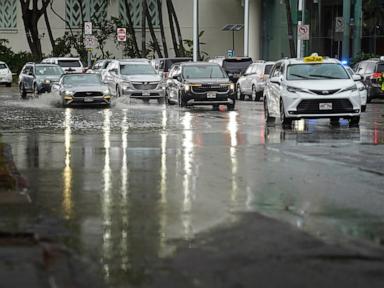 Source-feed image associated with Tropical Storm Moke develops, expected to bring flooding rains to Hawaii's Big Island