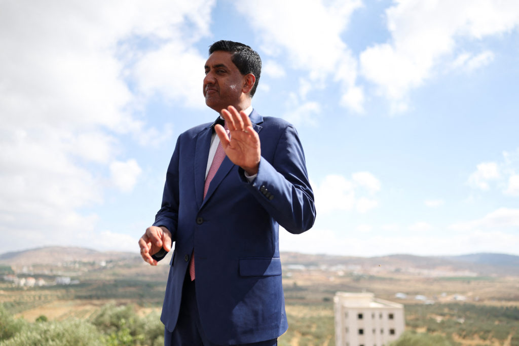 Source-feed image associated with Rep. Ro Khanna says he was detained by the Israeli military and settlers in the West Bank