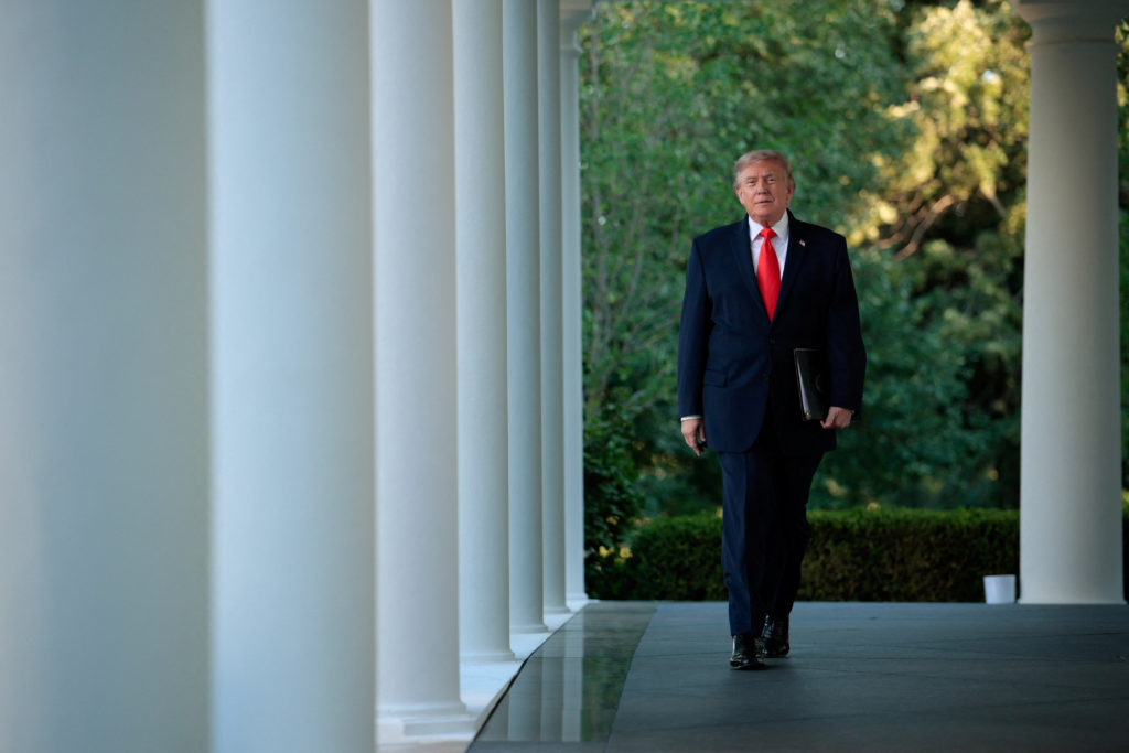Source-feed image associated with Trump threatens 100% tax on European imports if countries impose tax on digital services