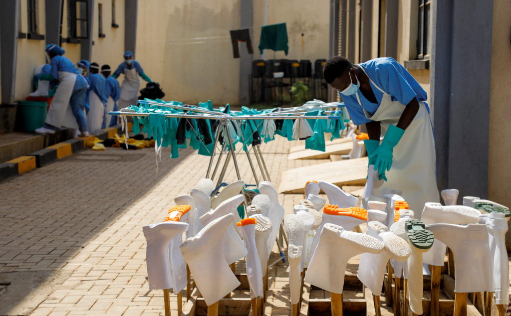 Source-feed image associated with Uganda declares itself Ebola-free as Congo continues to struggle with the outbreak