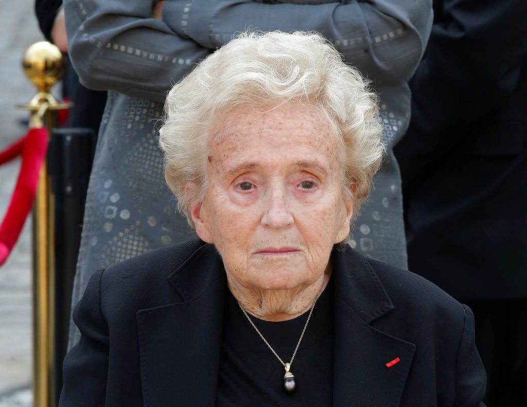 Source-feed image associated with Former first lady of France Bernadette Chirac dies at 93