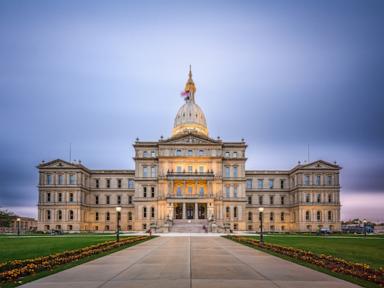 Source-feed image associated with Michigan voters to weigh in on critical Senate, House races