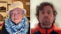 Image from linked report: 'We don't know where he is': Relatives of the explorer speak to BBC