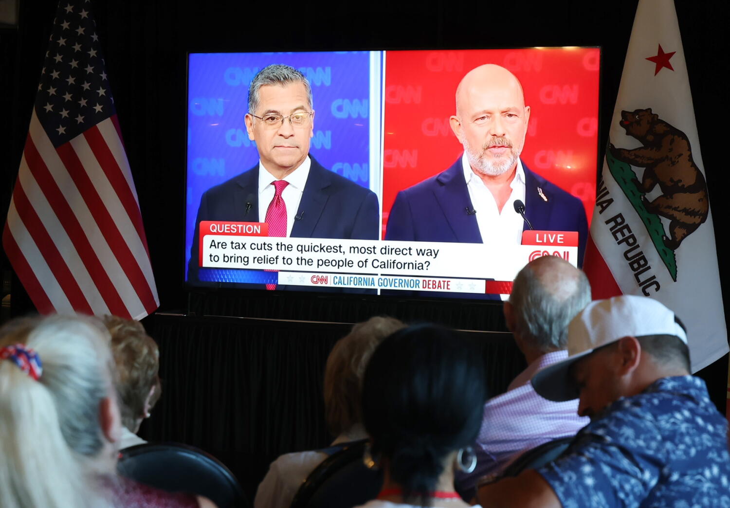 Image from linked report: 'Blowout': Here's who won the Hilton-Becerra debate for California governor