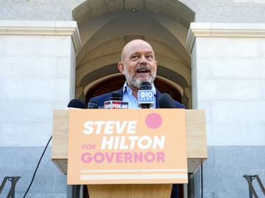 Source-feed image associated with Steve Hilton, top Republican hopeful for California governor, says the state has lost its way