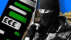 Source-feed image associated with WhatsApp chat used to send cash for crime and extremism