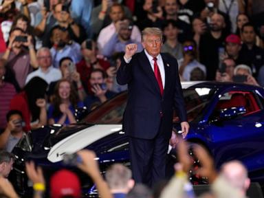 Source-feed image associated with Trump touted his tariffs in Michigan despite rising costs. Even some of his supporters are worried