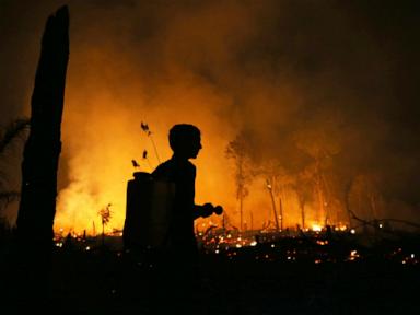 Image from linked report: Brazil investigates Amazon wildfires that disrupt daily life