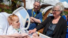 Source-feed image associated with 'I forgot what it feels like to be outside' - UK's first rooftop intensive care ward opens