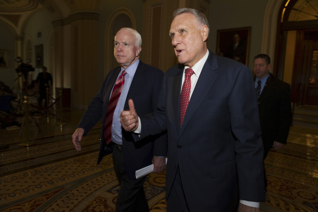 Source-feed image associated with Jon Kyl, long-serving lawmaker from Arizona who shaped water policy, dies at 84