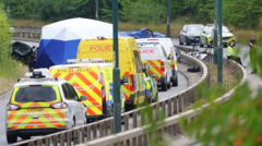 Source-feed image associated with Two police officers among seven killed in wrong-way car crash