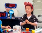 Image from linked report: Six-year-old Chinese girl ‘sets new women’s Rubik’s Cube world record’