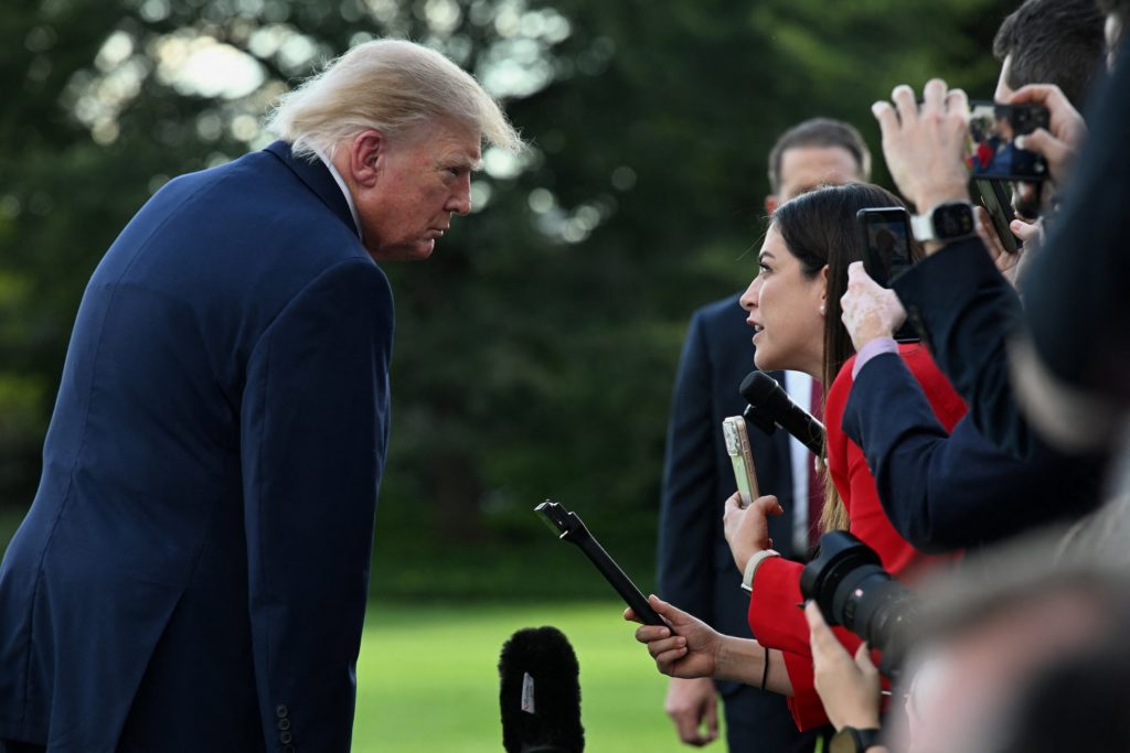 Image from linked report: Attorney for banned outlets on legal fight over White House press access
