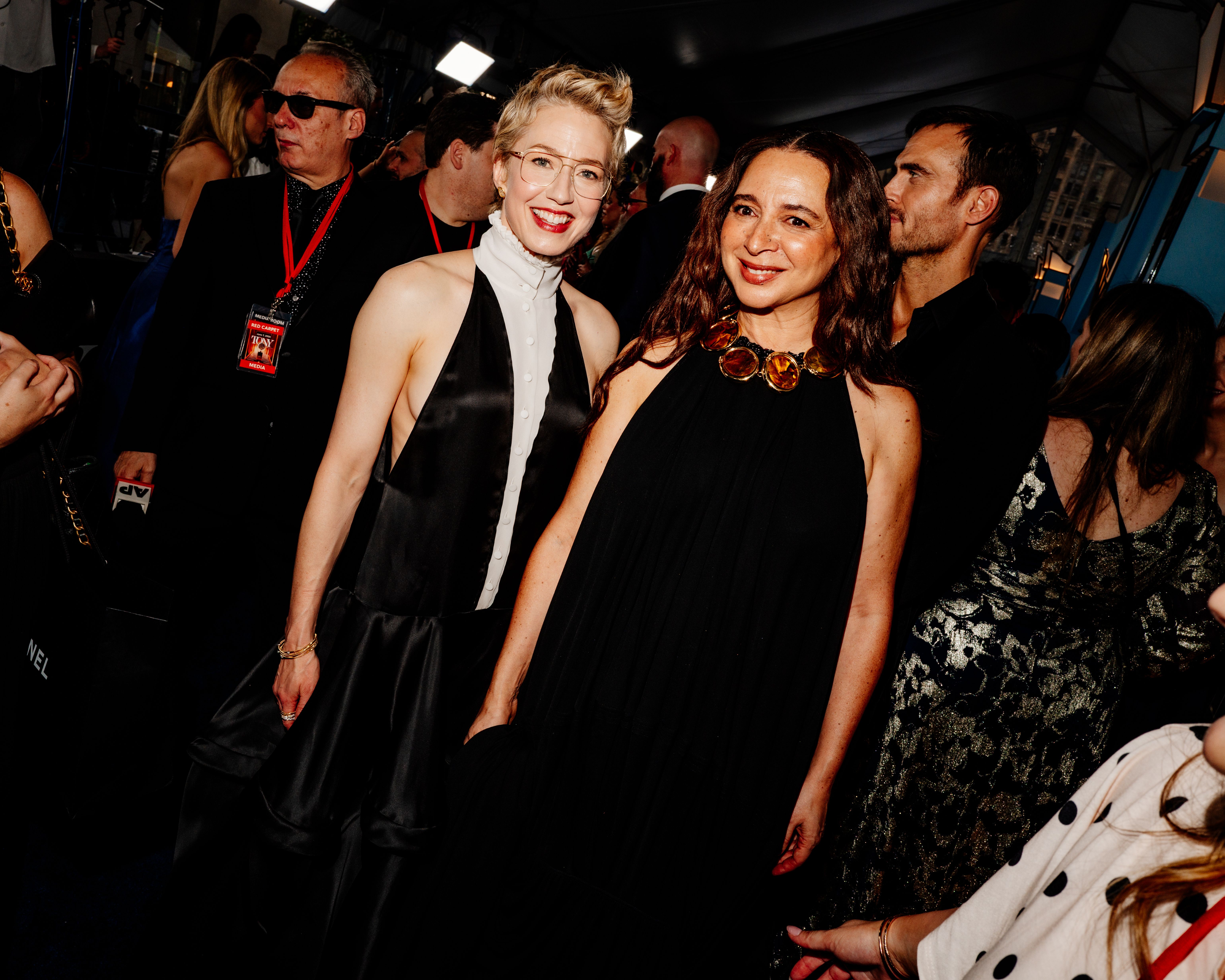 Source-feed image associated with An Exclusive Look at the 2026 Tony Awards Red Carpet