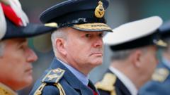 Source-feed image associated with UK in most dangerous period I've known, military chief says