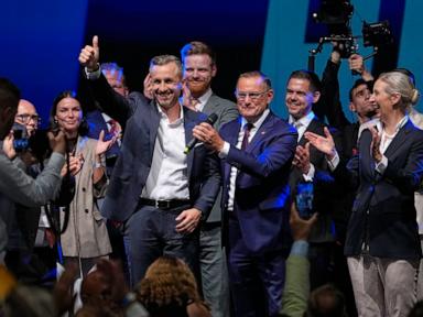 Source-feed image associated with German far-right party set for regional election win but uncertain of governing