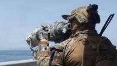 Source-feed image associated with US military says it struck Iranian drones and radar sites