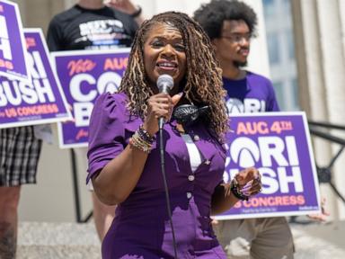 Source-feed image associated with Cori Bush and Wesley Bell's rematch sets up key test for Democrats in Missouri