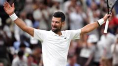 Source-feed image associated with 'It is not normal' - but extraordinary Djokovic defies odds once again