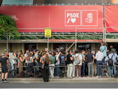 Source-feed image associated with Spanish police search Socialist party’s headquarters in fresh blow to Prime Minister Sánchez