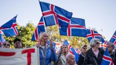 Source-feed image associated with Close race as Iceland votes on whether to restart talks on joining EU