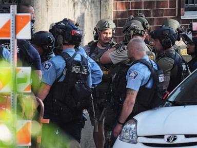Source-feed image associated with Dramatic videos capture the moment 2 officers were wounded in a deadly Minneapolis shooting