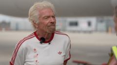 Source-feed image associated with Flight price rises due to 'foolish leaders' starting wars, Virgin's Branson says