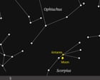 Source-feed image associated with Starwatch: Identifying the Scorpion, mythical adversary of Orion