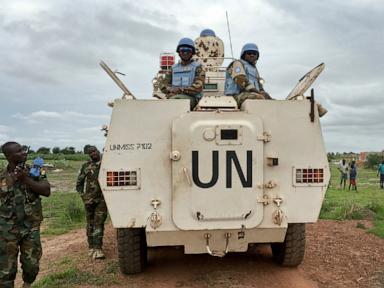 Source-feed image associated with 2 UN peacekeepers killed in an ambush in South Sudan